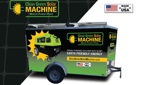 Image of Clean Green Solar Machine Mobile Power Plant 6.5KW 24KWH